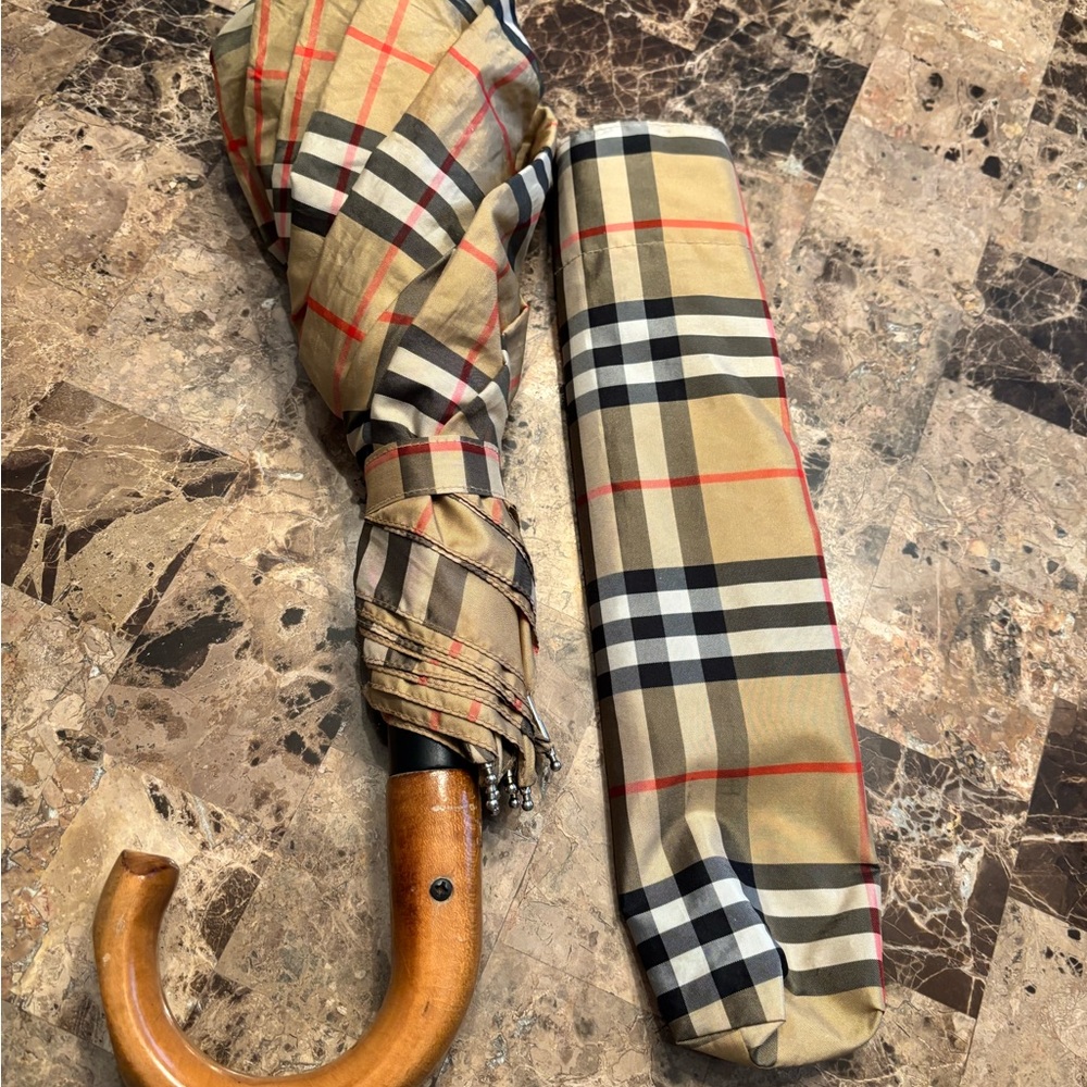 COPY - Vintage Burberry umbrella - Picture 4 of 9